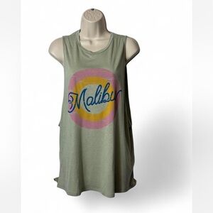 ‎Graphic Print Muscle Tank Top